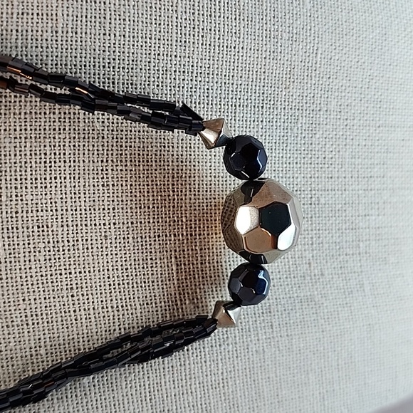 VTG Glass Seed Bead Necklace - Picture 5 of 12